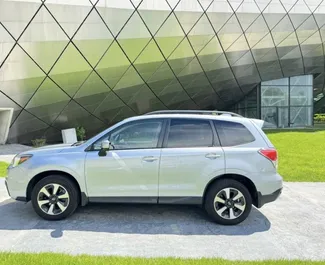 Subaru Forester 2017 beschikbaar voor verhuur in Tbilisi, met een kilometerlimiet van onbeperkt.