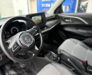 Vooraanzicht van een huurauto Suzuki Swift in Tunis, Tunesië ✓ Auto #15895. ✓ Transmissie Automatisch TM ✓ 0 beoordelingen.