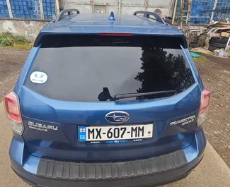Interieur van Subaru Forester te huur in Georgië. Een geweldige auto met 5 zitplaatsen en een Automatisch transmissie.