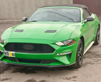 Verhuur Ford Mustang Cabrio. Premium, Luxe, Cabriolet Auto te huur in Armenië ✓ Borg van Borg van 1000 USD ✓ Verzekeringsmogelijkheden TPL, FDW, Buitenland, Jonge.