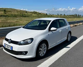Verhuur Volkswagen Golf 6. Economy, Comfort Auto te huur in Albanië ✓ Borg van Zonder Borg ✓ Verzekeringsmogelijkheden TPL, FDW, Buitenland.