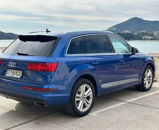 Verhuur Audi Q7. Premium, SUV, Crossover Auto te huur in Montenegro ✓ Borg van Borg van 800 EUR ✓ Verzekeringsmogelijkheden TPL, CDW, SCDW, FDW, Buitenland.