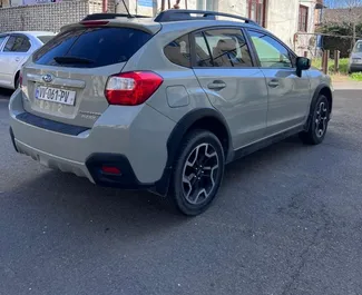 Interieur van Subaru Crosstrek te huur in Georgië. Een geweldige auto met 5 zitplaatsen en een Automatisch transmissie.
