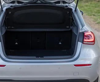 Mercedes-Benz A-Class 2024 beschikbaar voor verhuur in Becici, met een kilometerlimiet van onbeperkt.