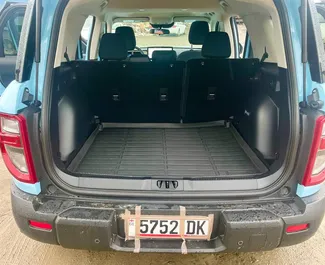 Interieur van Ford Bronco te huur in Georgië. Een geweldige auto met 5 zitplaatsen en een Automatisch transmissie.