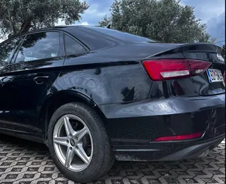 Verhuur Audi A3 Sedan. Comfort, Premium Auto te huur in Montenegro ✓ Borg van Zonder Borg ✓ Verzekeringsmogelijkheden TPL, SCDW, FDW, Passagiers, Diefstal, Buitenland, Jonge, Geen storting.
