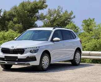 Verhuur Skoda Kamiq. Comfort, Crossover Auto te huur in Montenegro ✓ Borg van Borg van 200 EUR ✓ Verzekeringsmogelijkheden TPL, CDW, SCDW, FDW, Buitenland.