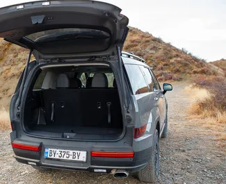 Benzine motor van 2,5L van Hyundai Santa Fe 2024 te huur in Tbilisi.