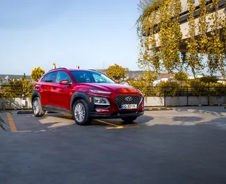 Verhuur Hyundai Kona. Comfort, Crossover Auto te huur in Georgië ✓ Borg van Borg van 270 GEL ✓ Verzekeringsmogelijkheden TPL, CDW, SCDW, FDW, Passagiers, Diefstal.