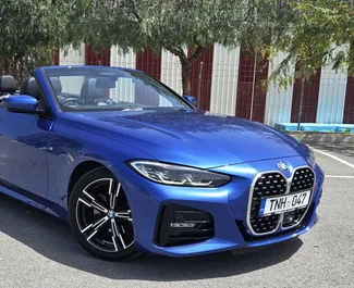 Verhuur BMW 420i Cabrio. Comfort, Premium, Cabriolet Auto te huur in Cyprus ✓ Borg van Borg van 3000 EUR ✓ Verzekeringsmogelijkheden TPL, CDW, SCDW, Passagiers, Jonge.