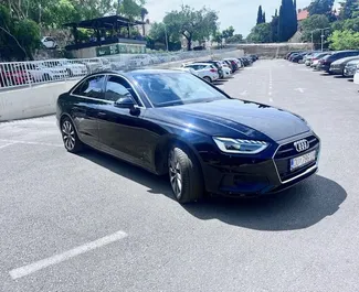 Vooraanzicht van een huurauto Audi A4 in Dubrovnik, Kroatië ✓ Auto #16258. ✓ Transmissie Automatisch TM ✓ 0 beoordelingen.