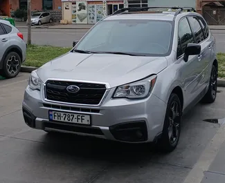 Subaru Forester 2018 beschikbaar voor verhuur in Tbilisi, met een kilometerlimiet van onbeperkt.