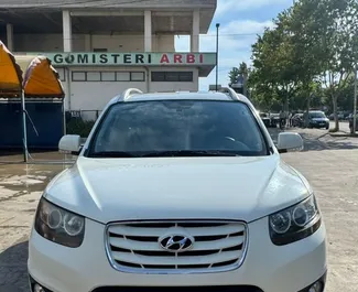 Verhuur Hyundai Santa Fe. Comfort, Crossover Auto te huur in Albanië ✓ Borg van Zonder Borg ✓ Verzekeringsmogelijkheden TPL, CDW, SCDW, FDW.