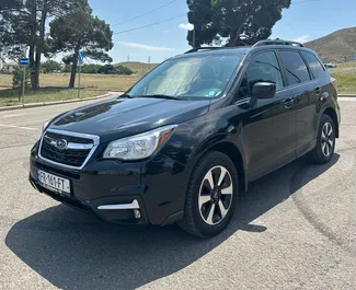 Verhuur Subaru Forester. Comfort, SUV, Crossover Auto te huur in Georgië ✓ Borg van Zonder Borg ✓ Verzekeringsmogelijkheden TPL, SCDW, FDW, Passagiers, Diefstal, Geen storting.