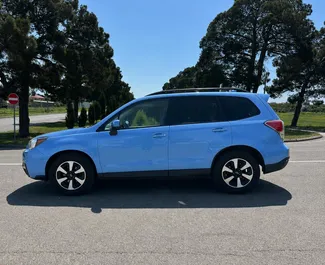 Subaru Forester 2017 beschikbaar voor verhuur in Tbilisi, met een kilometerlimiet van 250 km/dag.