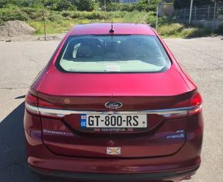 Ford Fusion Sedan 2018 beschikbaar voor verhuur in Tbilisi, met een kilometerlimiet van onbeperkt.