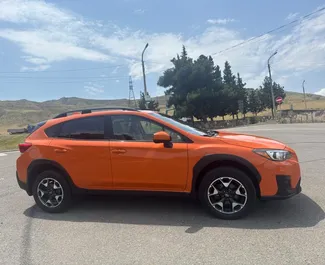 Interieur van Subaru Crosstrek te huur in Georgië. Een geweldige auto met 5 zitplaatsen en een Automatisch transmissie.