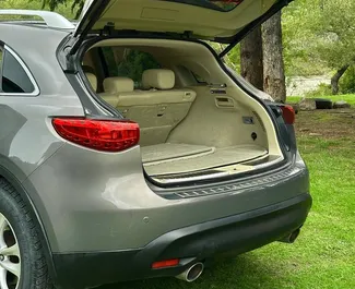 Verhuur Infiniti QX70. Premium, Luxe Auto te huur in Georgië ✓ Borg van Zonder Borg ✓ Verzekeringsmogelijkheden TPL, SCDW, FDW, Passagiers, Diefstal, Geen storting.