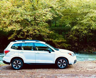 Verhuur Subaru Forester. Comfort, SUV, Crossover Auto te huur in Georgië ✓ Borg van Zonder Borg ✓ Verzekeringsmogelijkheden TPL, SCDW, FDW, Passagiers, Diefstal, Geen storting.