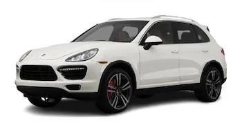 Porsche Cayenne Turbo 2012 white