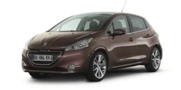 peugeot 208 2014 brown