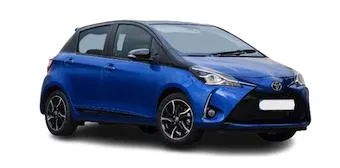 Toyota Yaris 2017 blue