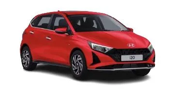 Hyundai i20 2025 red