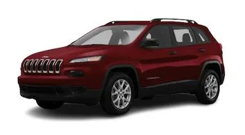 Jeep Cherokee 2017 red